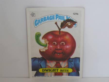 121b DWIGHT Bite [Copyright] 1986 Topps Garbage Pail Kids Card